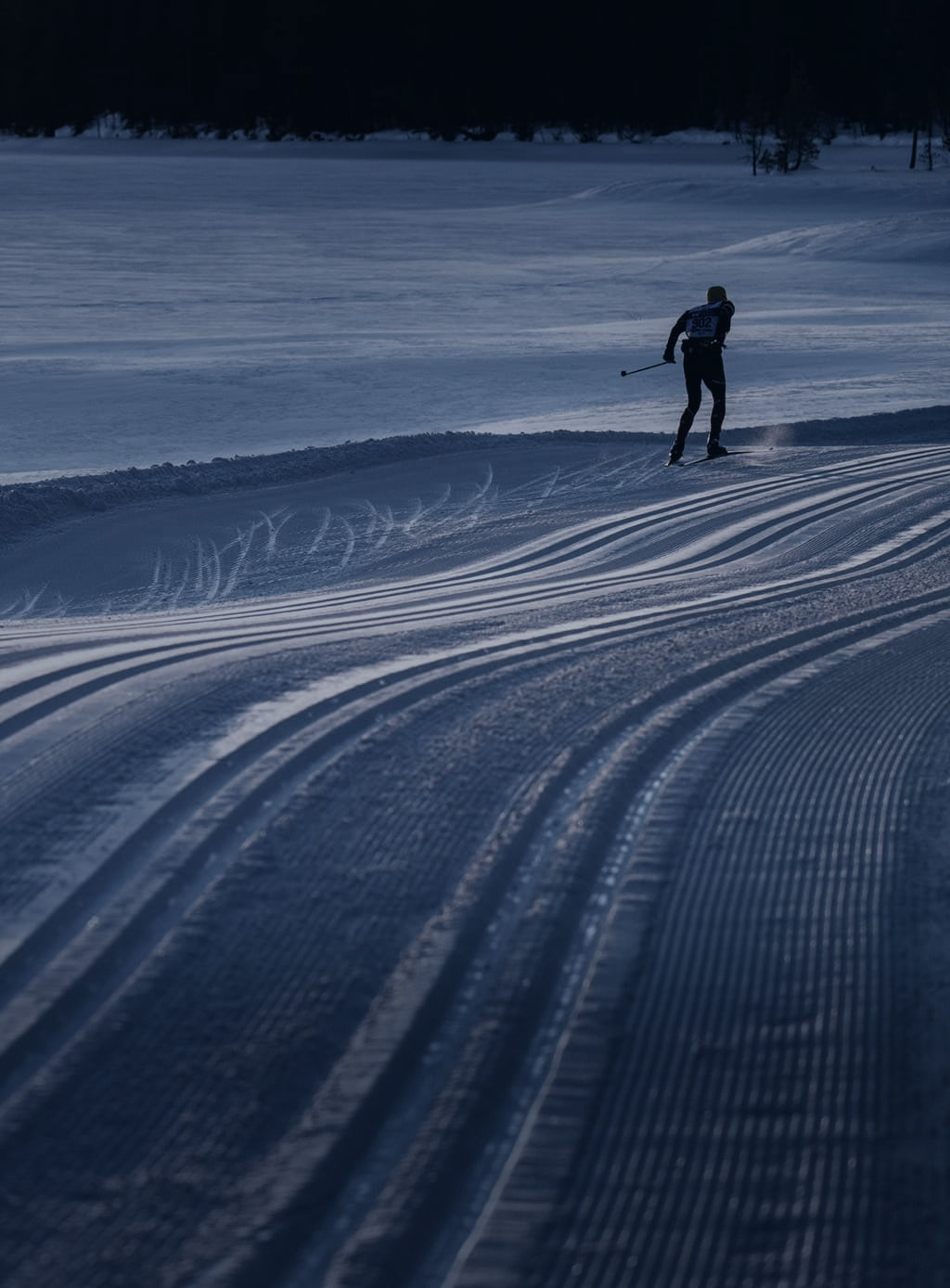 Härlig skidåkning